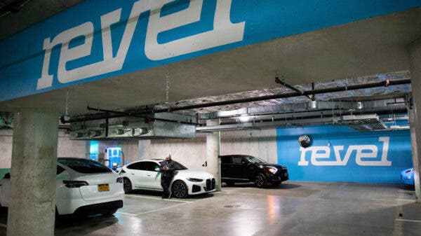 Revel's newest charging superhub is located in the historic Dime building in South Williamsburg, Brooklyn.